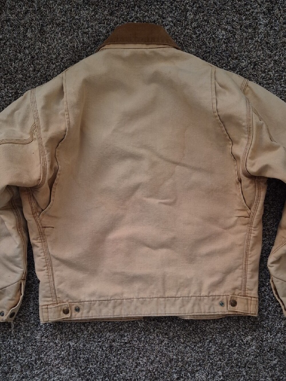 Vintage Carhartt Tan Detroit Jacket - Picture 11 of 15